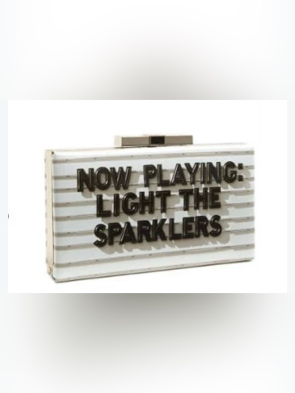 Kate Spade Cinema City Samira "Now Playing: Light the Sparklers" clutch